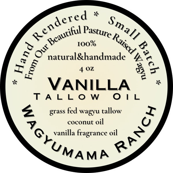 Vanilla Body Tallow Oil